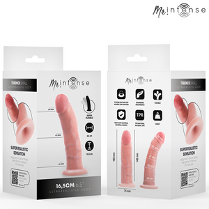 Gode réaliste sans testicules 16,5 cm — gros plan