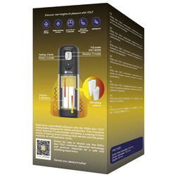 Masturbateur premium vibration + masturbation + chaleur 9 modes - emballage