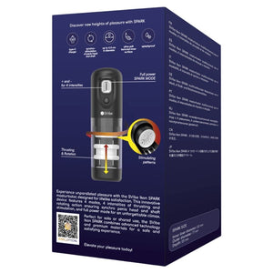 Masturbateur va-et-vient + rotation synchronisés rechargeable USB-C — emballage