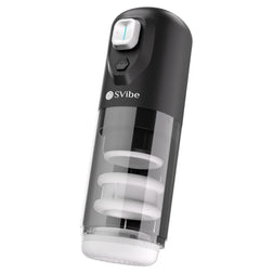 Profil du masturbateur automatique rechargeable avec boutons de contrôle