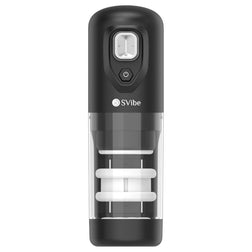 Masturbateur automatique Ikon Spark noir avec gaine en silicone blanc