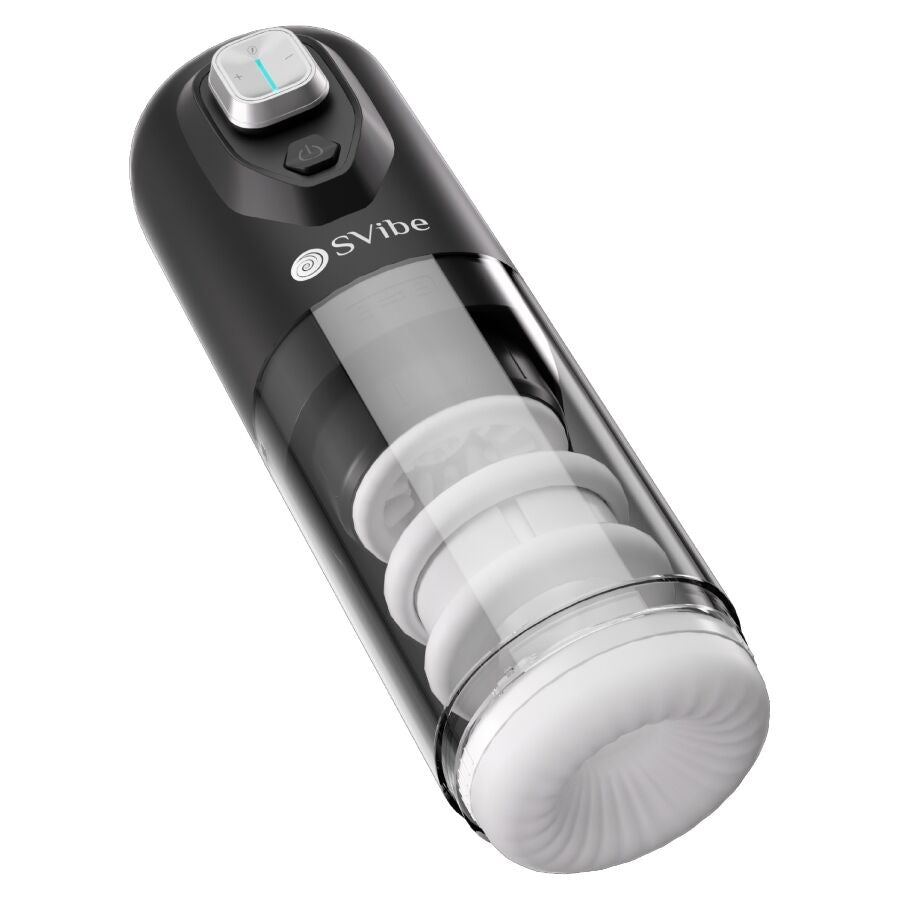 Masturbateur va-et-vient + rotation synchronisés rechargeable USB-C — en situation