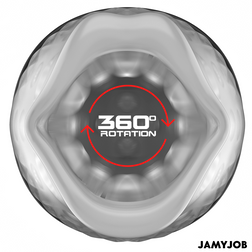 Gros plan sur la rotation 360 degrés de la gaine interne