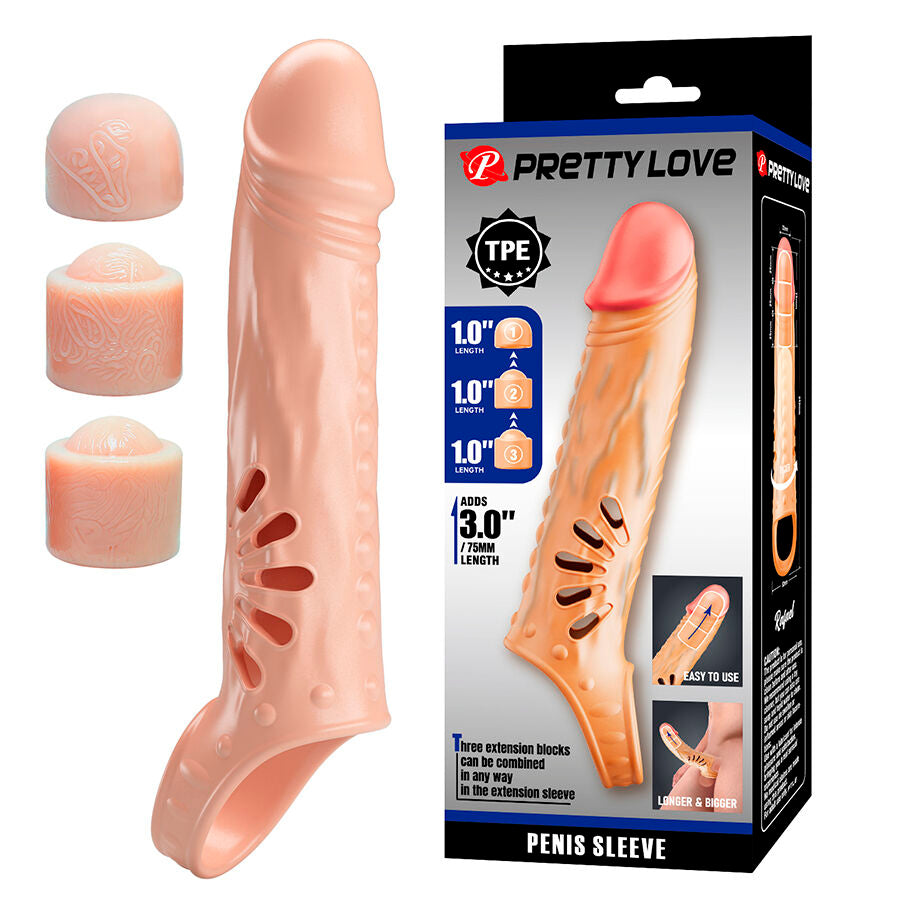 PRETTY LOVE MANCHON PENIS AVEC EXTENSIONS