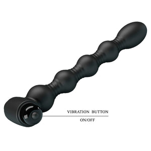 Vibrating anal beads, 5 graduated beads, 18.2 cm — Mr Play