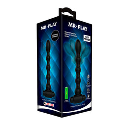 Packaging du chapelet anal vibrant avec indication des 10 modes
