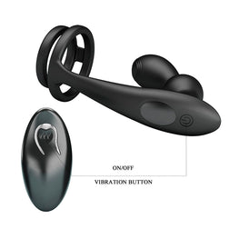Plug vibrant cockring télécommande sans fil - emballage produit