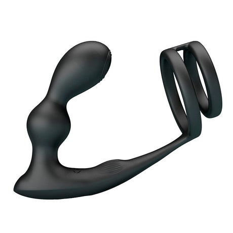 Vibrating plug + cockring with wireless remote control