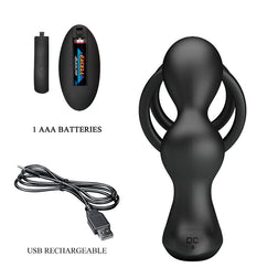 Plug vibrant cockring télécommande sans fil - détail matière produit
