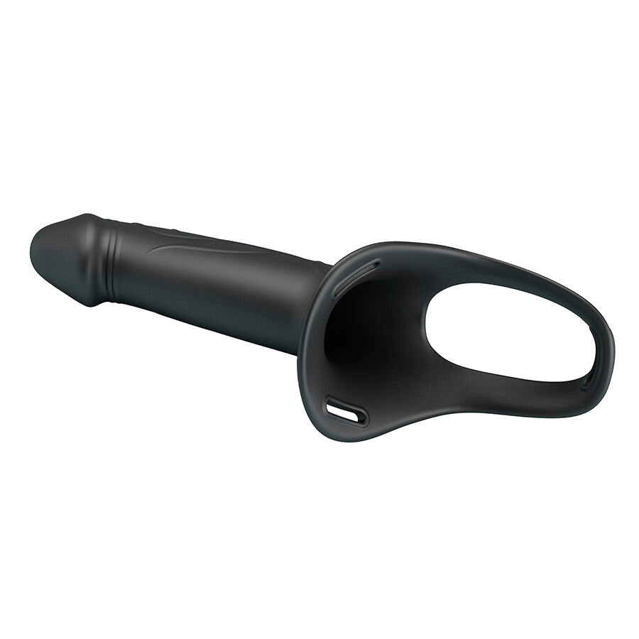 PRETTY LOVE LANDON BLACK STRAP ON VIBRANT
