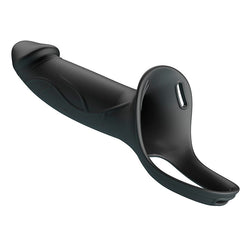 PRETTY LOVE LANDON BLACK STRAP ON VIBRANT