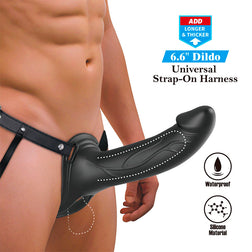 PRETTY LOVE LANDON BLACK STRAP ON VIBRANT