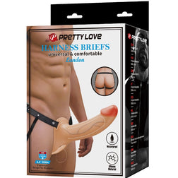 Harnais avec gode silicone creux — emballage