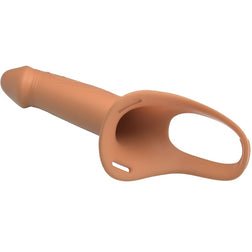 Harnais avec gode silicone creux — en situation