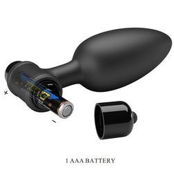 Removable motor of the vibrating butt plug with an AAA battery