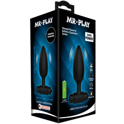 MR PLAY SUPER POWER BUTT PLUG WITH VIBRATION