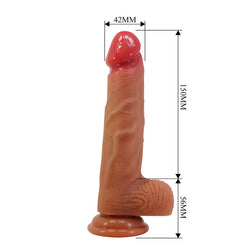 Hyper-Realistic Dildo 20,6 cm with Defined Glans — Lisle