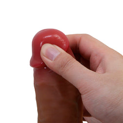 Compact Hyper-Realistic Dildo 17,3 cm with Suction Cup — Curtis