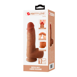 Compact Hyper-Realistic Dildo 17,3 cm with Suction Cup — Curtis