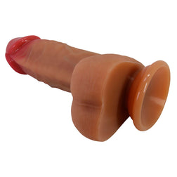 Compact Hyper-Realistic Dildo 17,3 cm with Suction Cup — Curtis