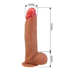 XXL Hyper-Realistic Dildo 25,5 cm × Ø 5,6 cm with Suction Cup — Mendel
