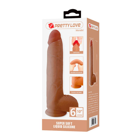 Gode Toucher Hyper Réaliste XXL 25,5 cm × Ø 5,6 cm avec ventouse — Mendel
