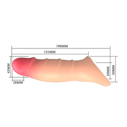 PRETTY LOVE DARNELL REALISTIC EFFECT PENIS COVER