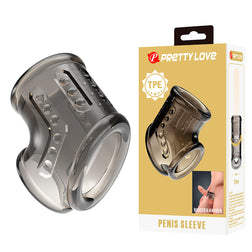 Cockring modèle Urban en TPE noir pour le plaisir intime. pour des moments de kiff et de douceur.