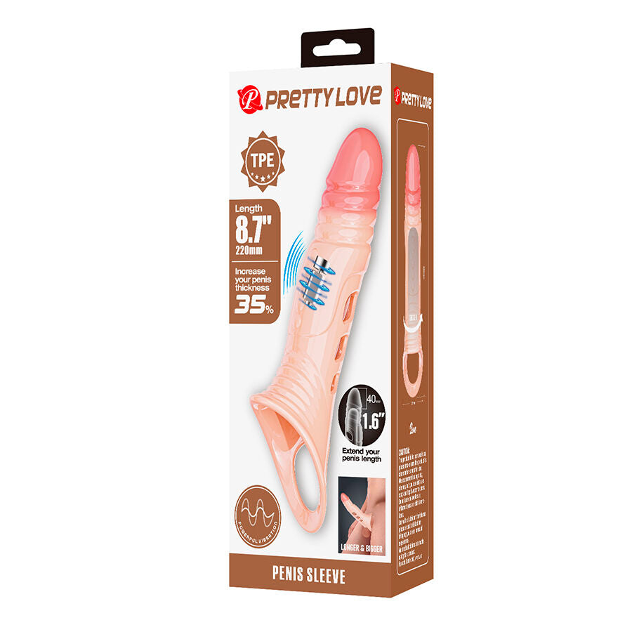PRETTY LOVE MANCHON PENIS AVEC VIBRATION INTEGREE