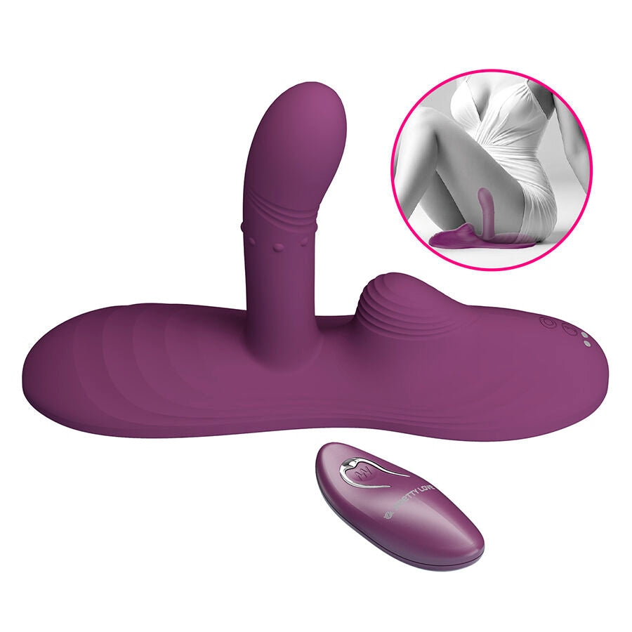 PRETTY LOVE LUKA VIBRATEUR A POSITION ASSISE AVEC EFFET CHAUFFANT ET TELECOMMANDE