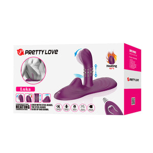 PRETTY LOVE LUKA VIBRATEUR A POSITION ASSISE AVEC EFFET CHAUFFANT ET TELECOMMANDE