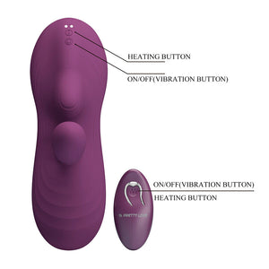 PRETTY LOVE LUKA VIBRATEUR A POSITION ASSISE AVEC EFFET CHAUFFANT ET TELECOMMANDE
