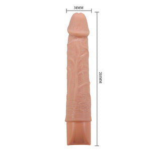 Gode vibrant réaliste veiné 20 cm — présentation