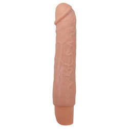 Fleshy realistic vibrating dildo 23,8 cm — Rufus — close-up