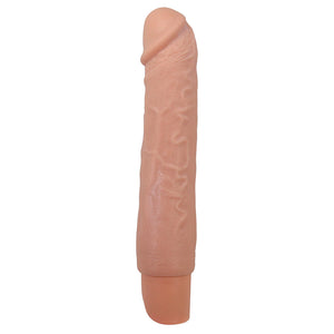Gode vibrant réaliste charnu 23,8 cm — gros plan