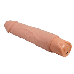 Fleshy realistic vibrating dildo 23,8 cm — Rufus — visible texture