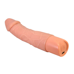 Gode vibrant réaliste compact 19,5 cm — en situation