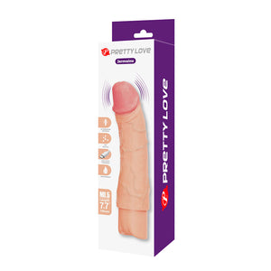 Gode vibrant réaliste compact 19,5 cm — emballage