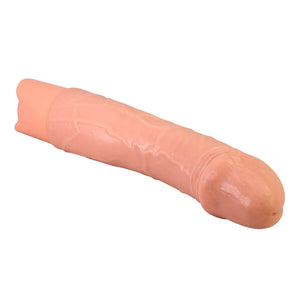 Gode vibrant réaliste compact 19,5 cm — vue détaillée