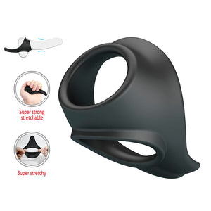 CRAZY BULL ZADOK ANNEAU ERGONOMIQUE AVEC STIMULATEUR PERINEAL