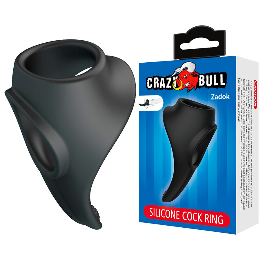 CRAZY BULL ZADOK ANNEAU ERGONOMIQUE AVEC STIMULATEUR PERINEAL
