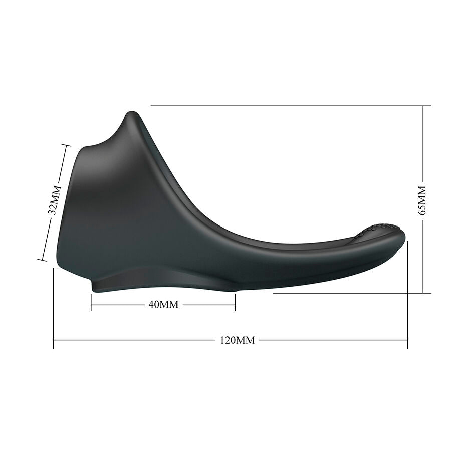 CRAZY BULL ZADOK ANNEAU ERGONOMIQUE AVEC STIMULATEUR PERINEAL