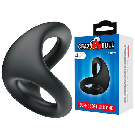 CRAZY BULL NESTOR ANNEAU ERGONOMIQUE POUR PENIS ET TESTICULES