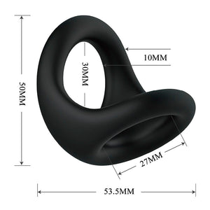 CRAZY BULL NESTOR ANNEAU ERGONOMIQUE POUR PENIS ET TESTICULES