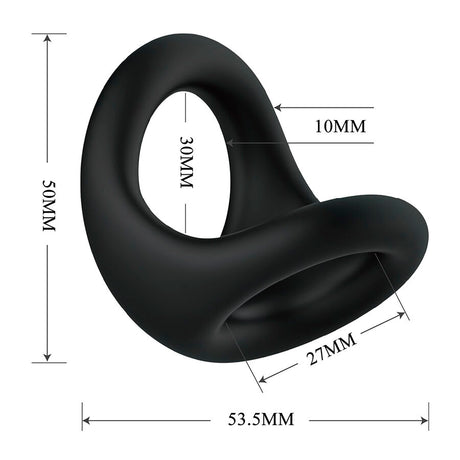 CRAZY BULL NESTOR ANNEAU ERGONOMIQUE POUR PENIS ET TESTICULES