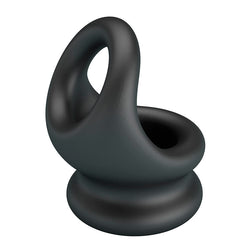Cockring + poche ballsack silicone souple — vue détaillée
