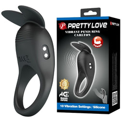 Cockring modèle LOVE CARLTON ANNEAU PÉNIS AVEC STIMULATEUR CLITORIAL pour le plaisir intime.