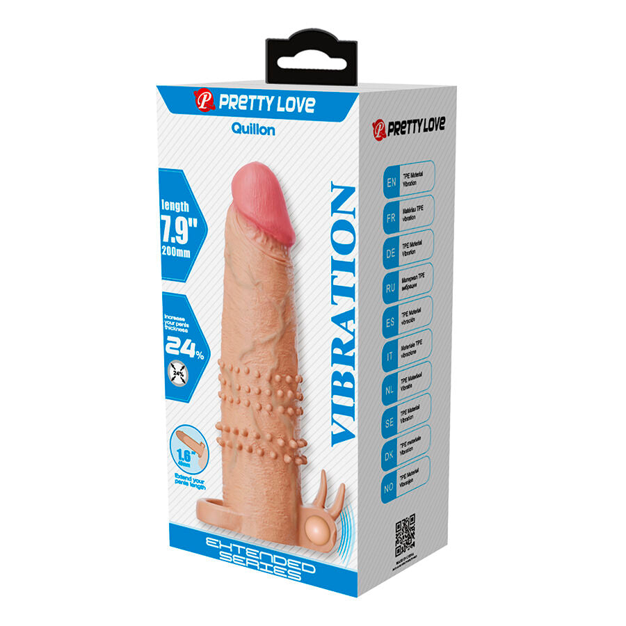 PRETTY LOVE QUILLON MANCHON PENIS AVEC STIMULATEUR CLITORIAL ET VIBRATION