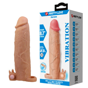PRETTY LOVE XERXES MANCHON PENIS AVEC STIMULATEUR CLITORIAL ET VIBRATION