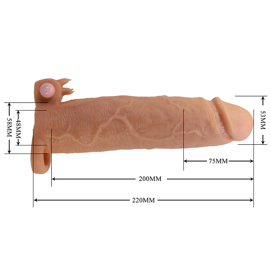 PRETTY LOVE XERXES MANCHON PENIS AVEC STIMULATEUR CLITORIAL ET VIBRATION